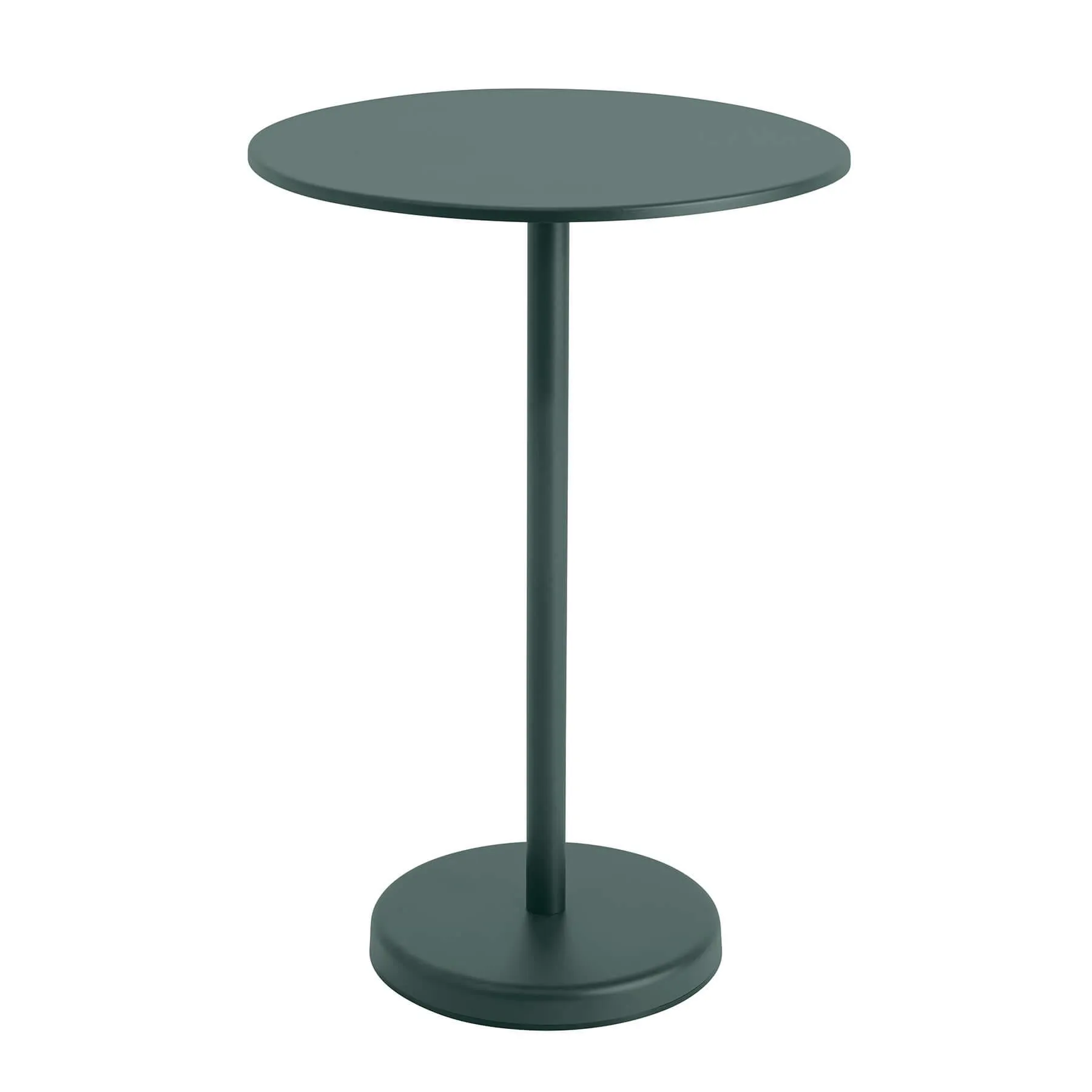 Muuto Linear high round steel cafe table