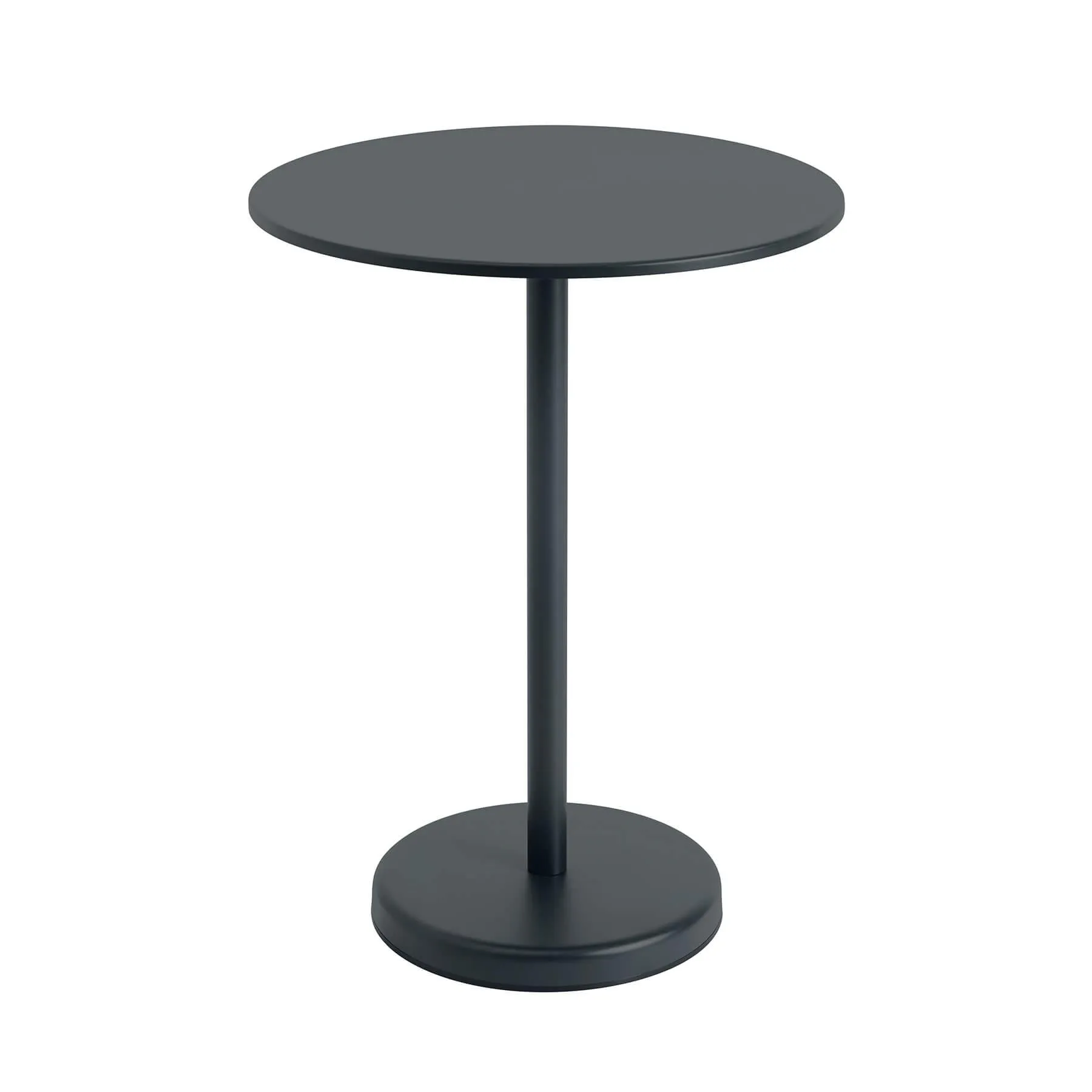 Muuto Linear high round steel cafe table