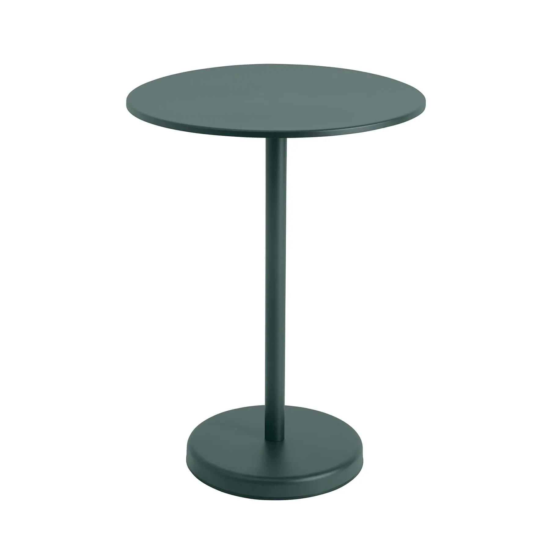 Muuto Linear high round steel cafe table