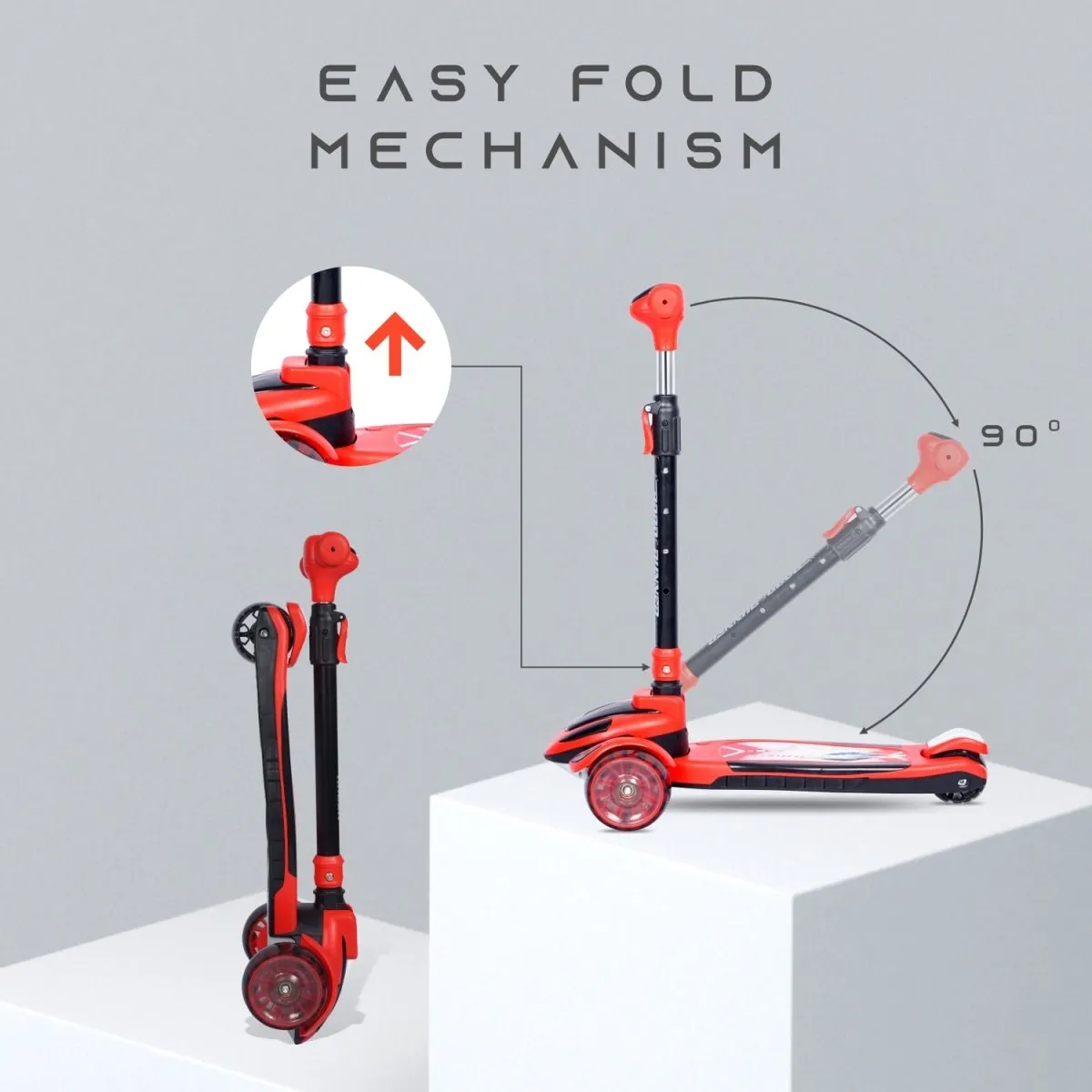 R for Rabbit Road Runner Racer- Red Black