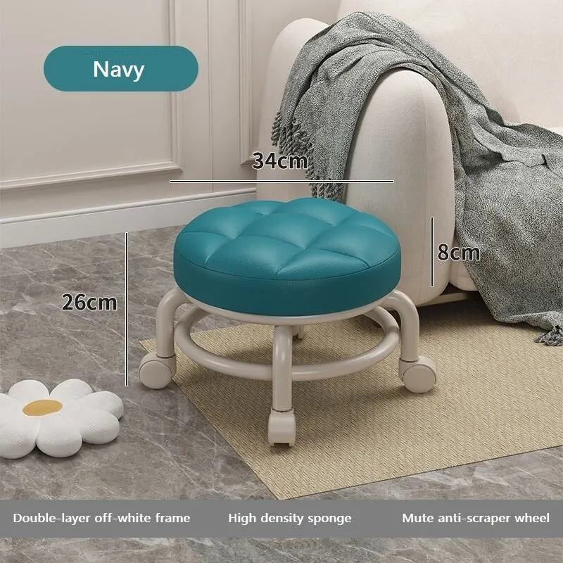 RollEase Mini Rolling Elegant Low Stool