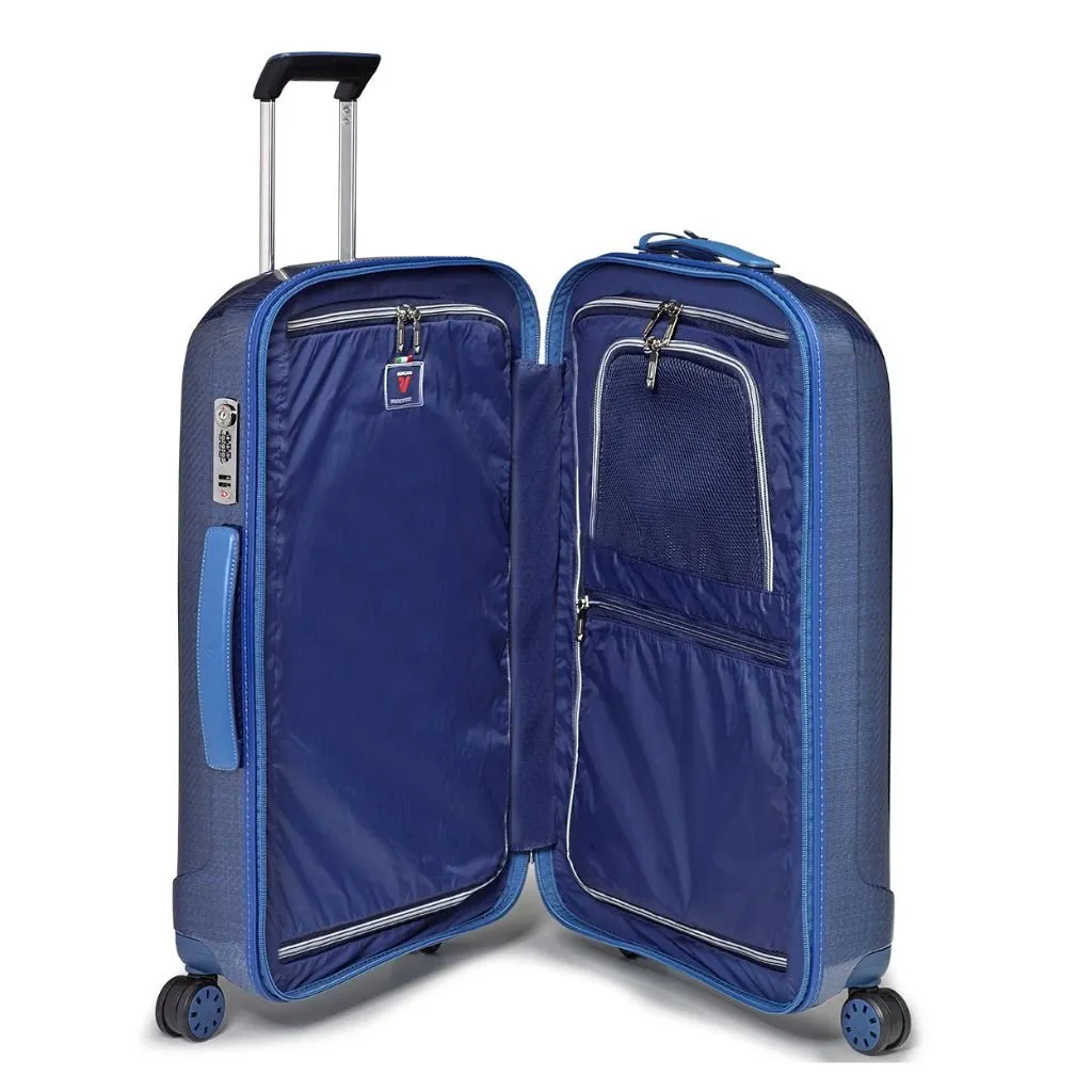Roncato We Are Glam Hardsided Spinner Suitcase Duo Set - Blue