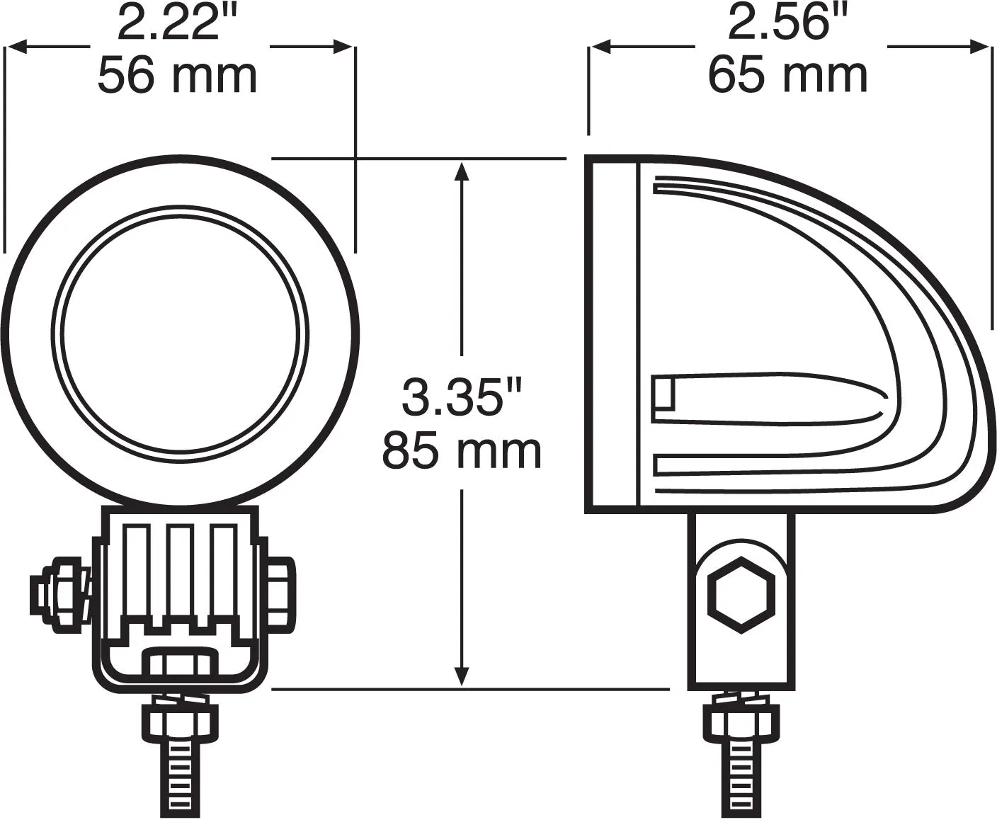 ROUND DIODES LED FLOODLIGHT