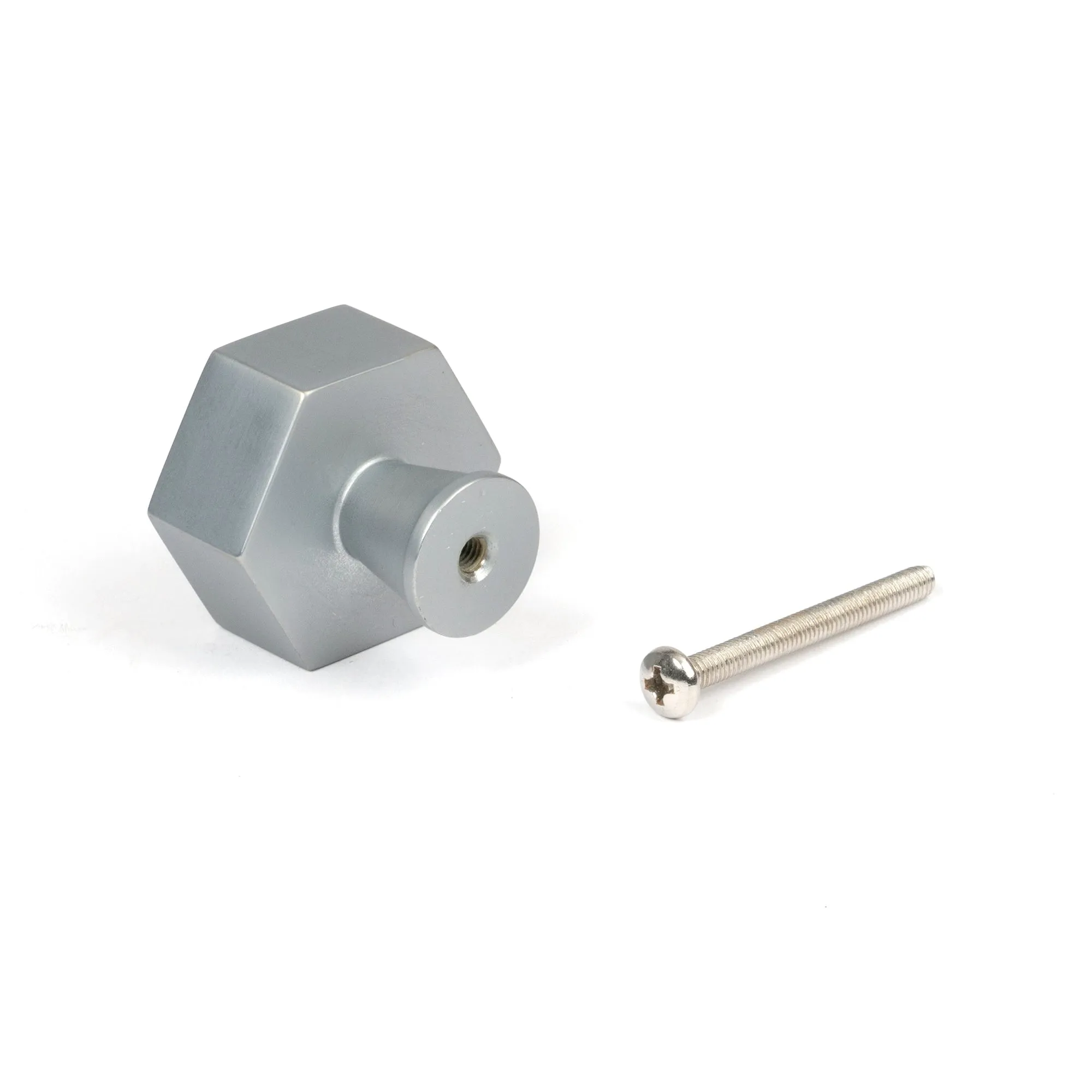 Satin Chrome Kahlo Cabinet Knob - 38mm | From The Anvil