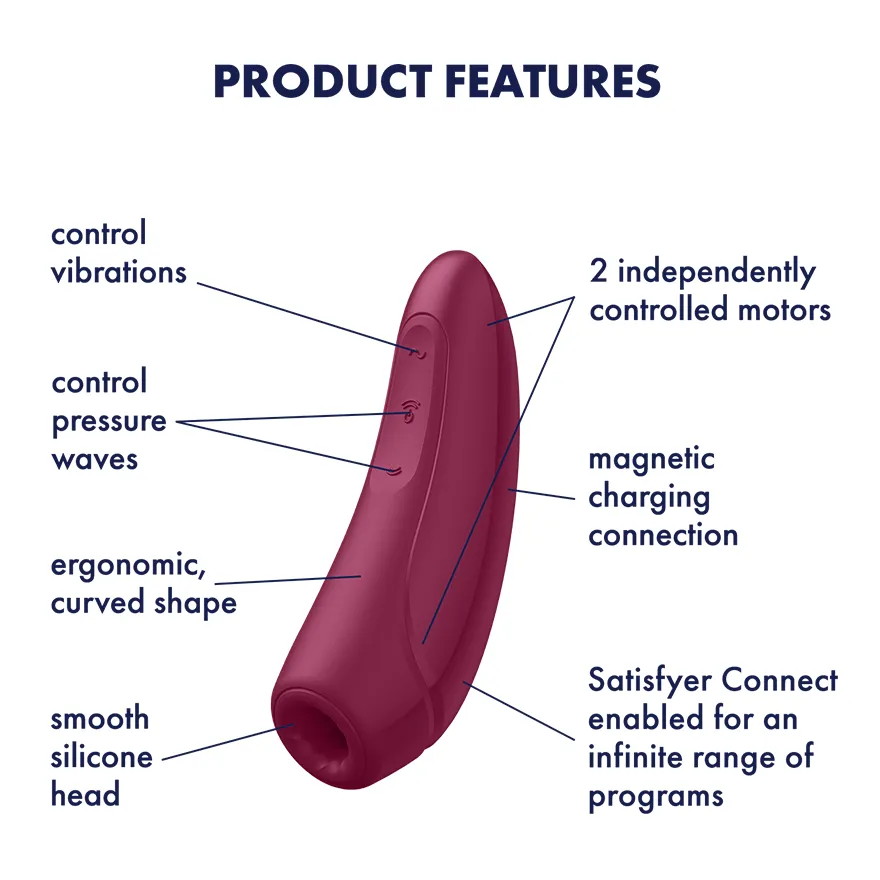 Satisfyer Curvy 1  Stimulator Rose