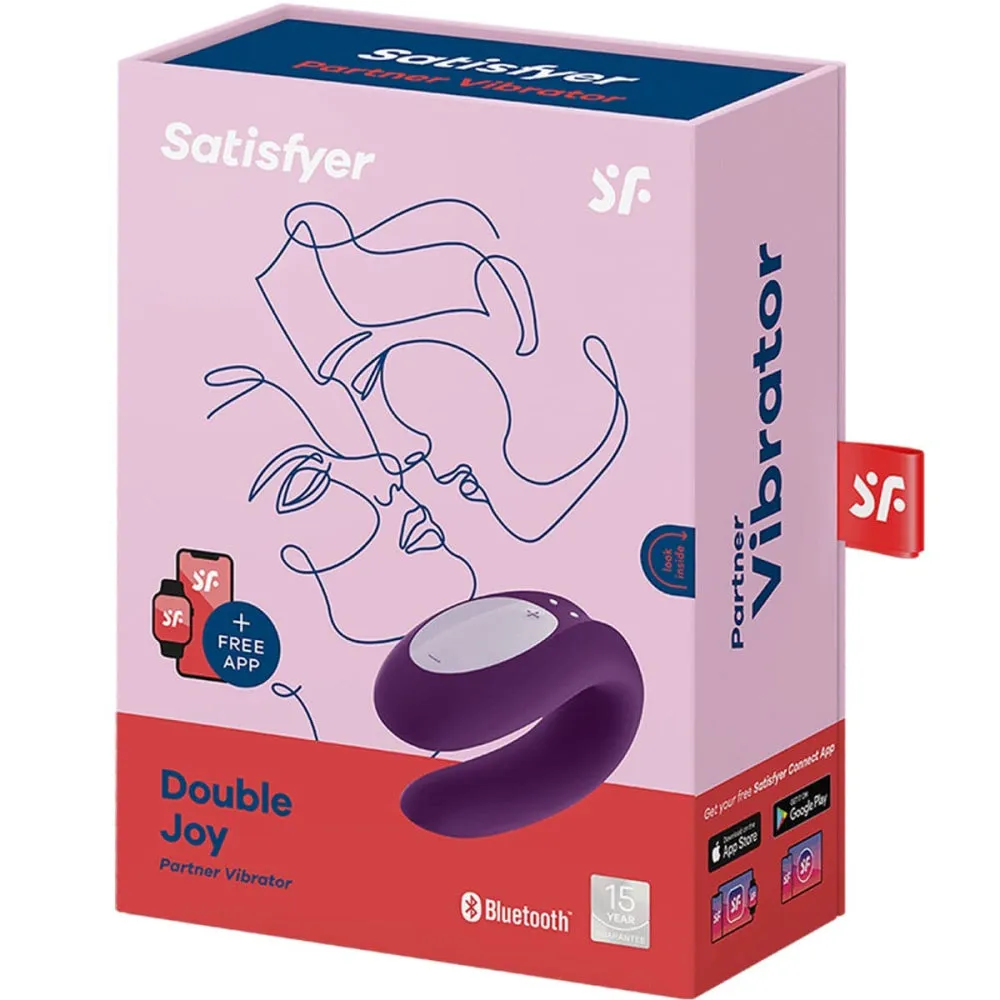 Satisfyer Double Joy Vibrator Violet