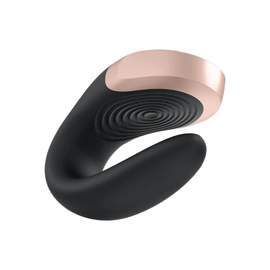 Satisfyer Double Love Partner Vibrator With Remote Control Black