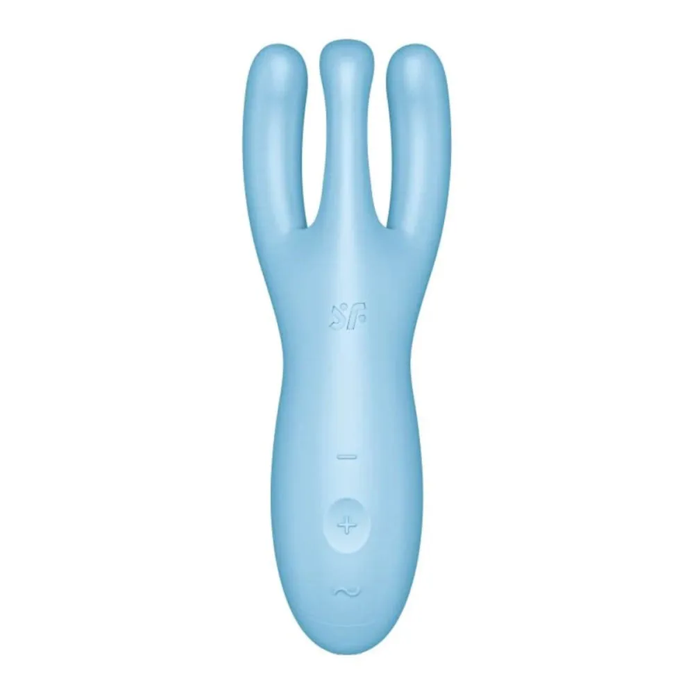Satisfyer Threesome 4 Vibrator Connect App Blue