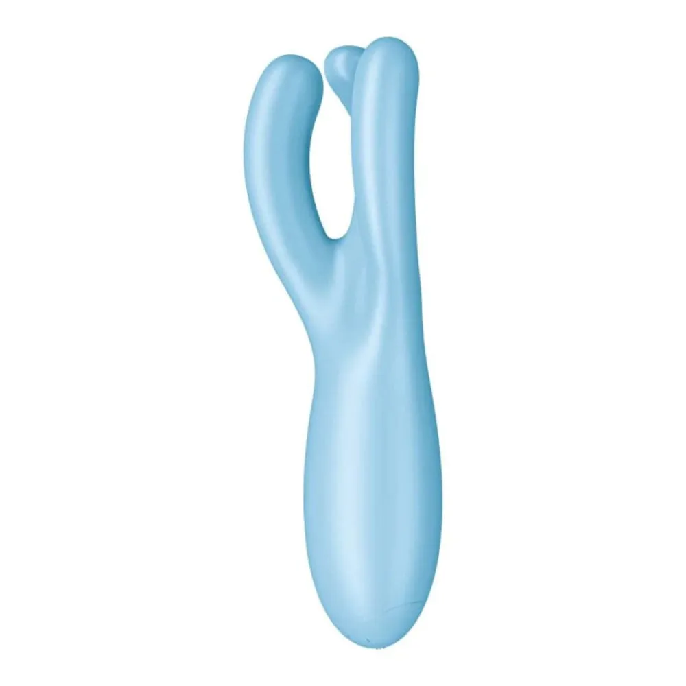 Satisfyer Threesome 4 Vibrator Connect App Blue