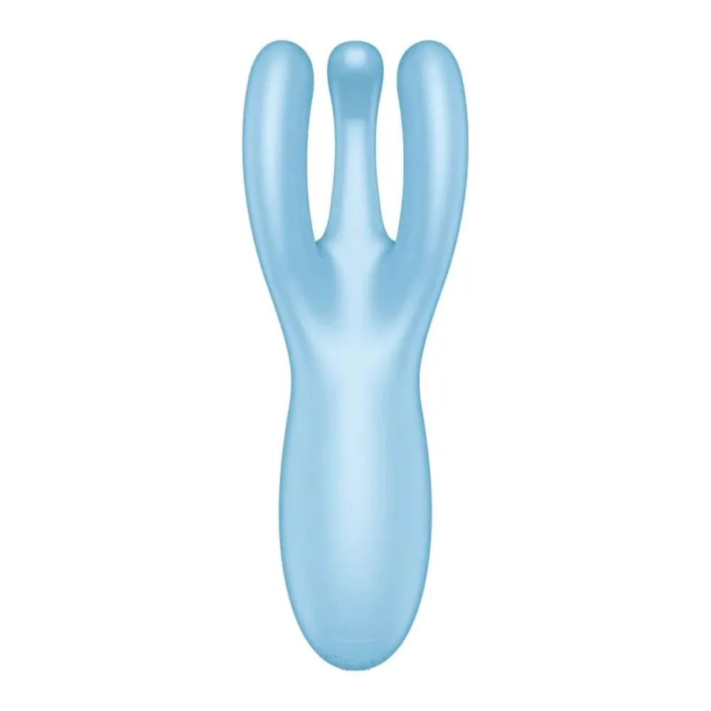 Satisfyer Threesome 4 Vibrator Connect App Blue