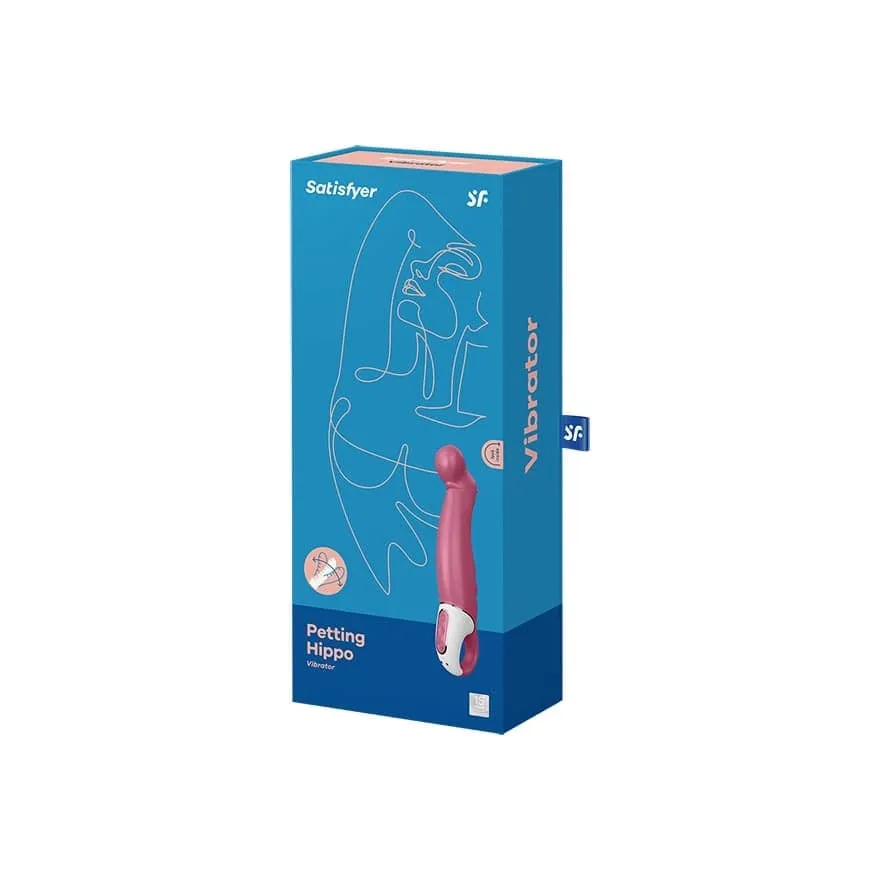 Satisfyer Vibes Petting Hippo Vibrator Fuschia