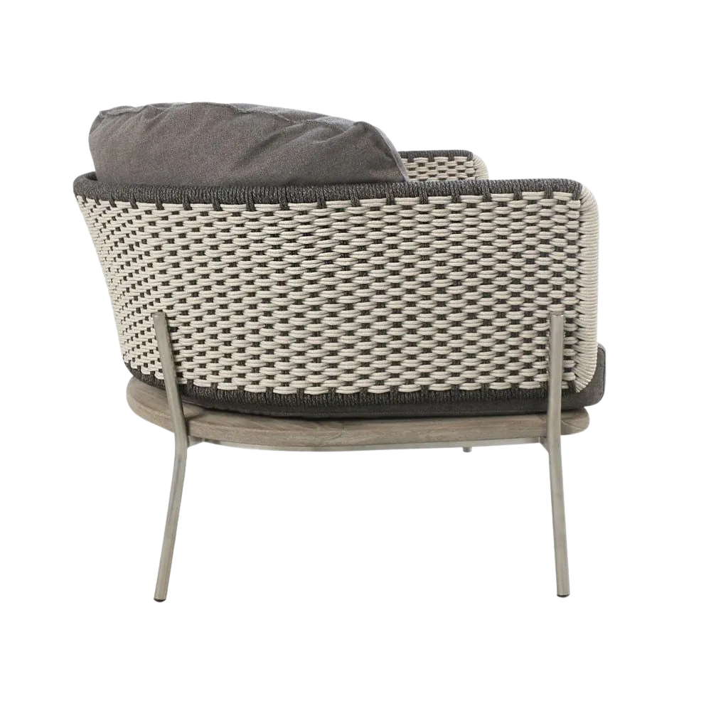 Studio Two Tone Rope Lounge Chair (Sunbrella Cushions)