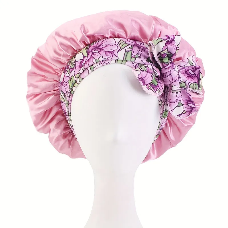 Stylish Boho Headband with Lace Up Bowknot  Womens Night Cap