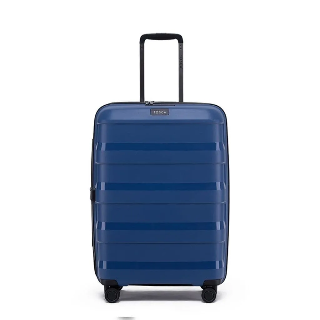 Tosca Comet Medium 65cm Hardsided Expander Suitcase - Stormy Blue