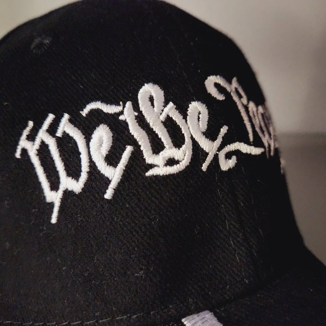 We the People Embroidered Hat with Flag Bill