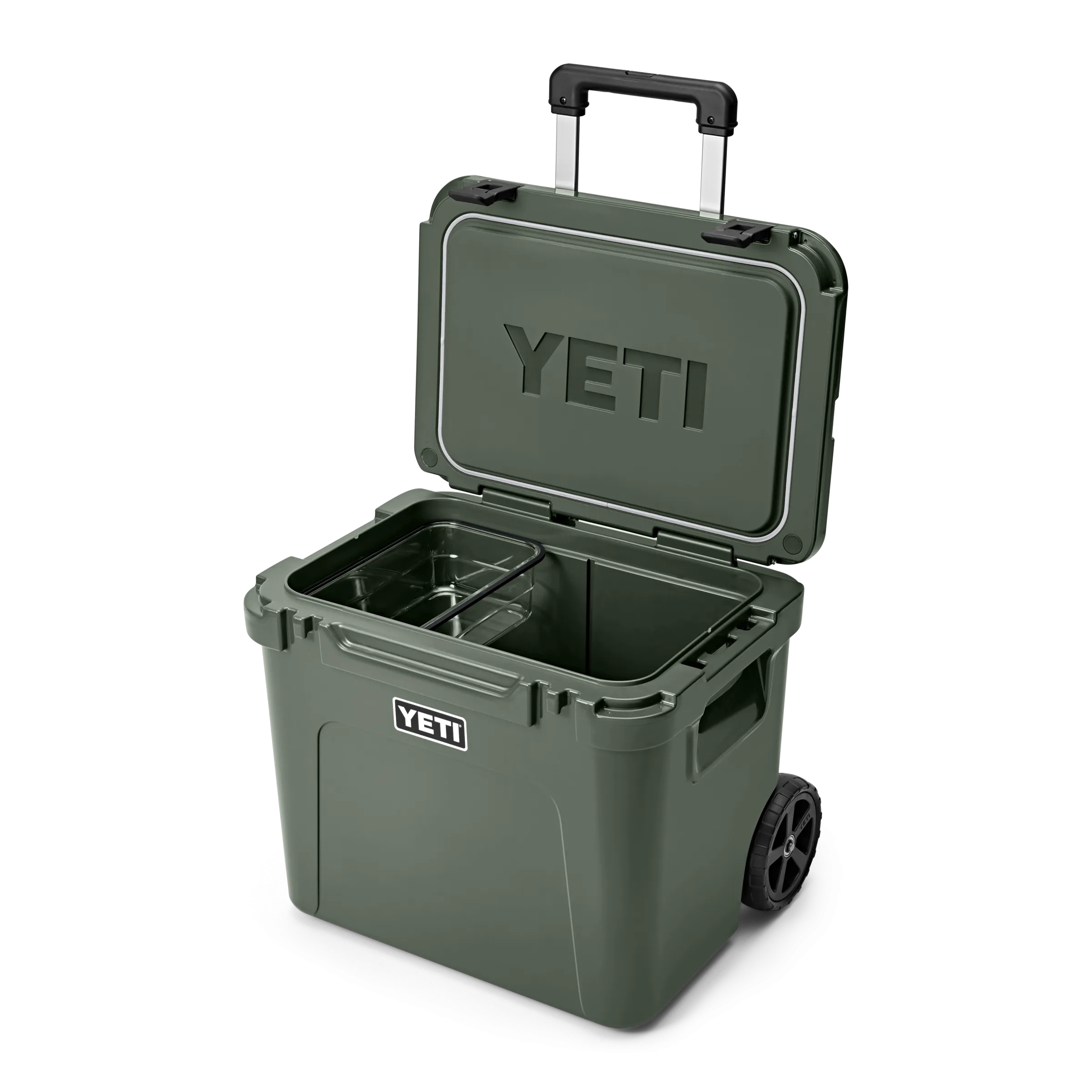Yeti Roadie 60 Rolling Wheeled Cooler - Camp Green