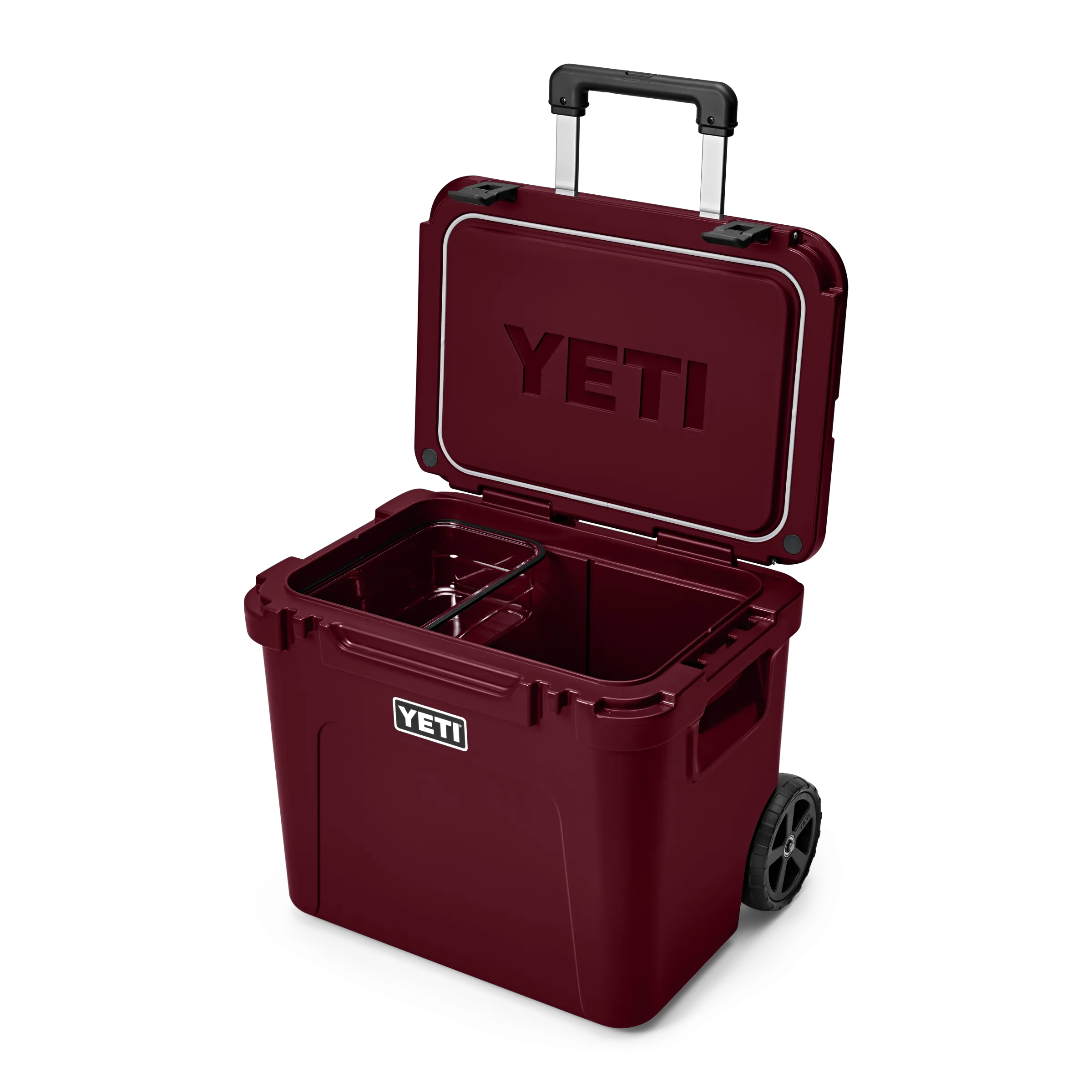 Yeti Roadie 60 Rolling Wheeled Cooler - Wild Vine Red