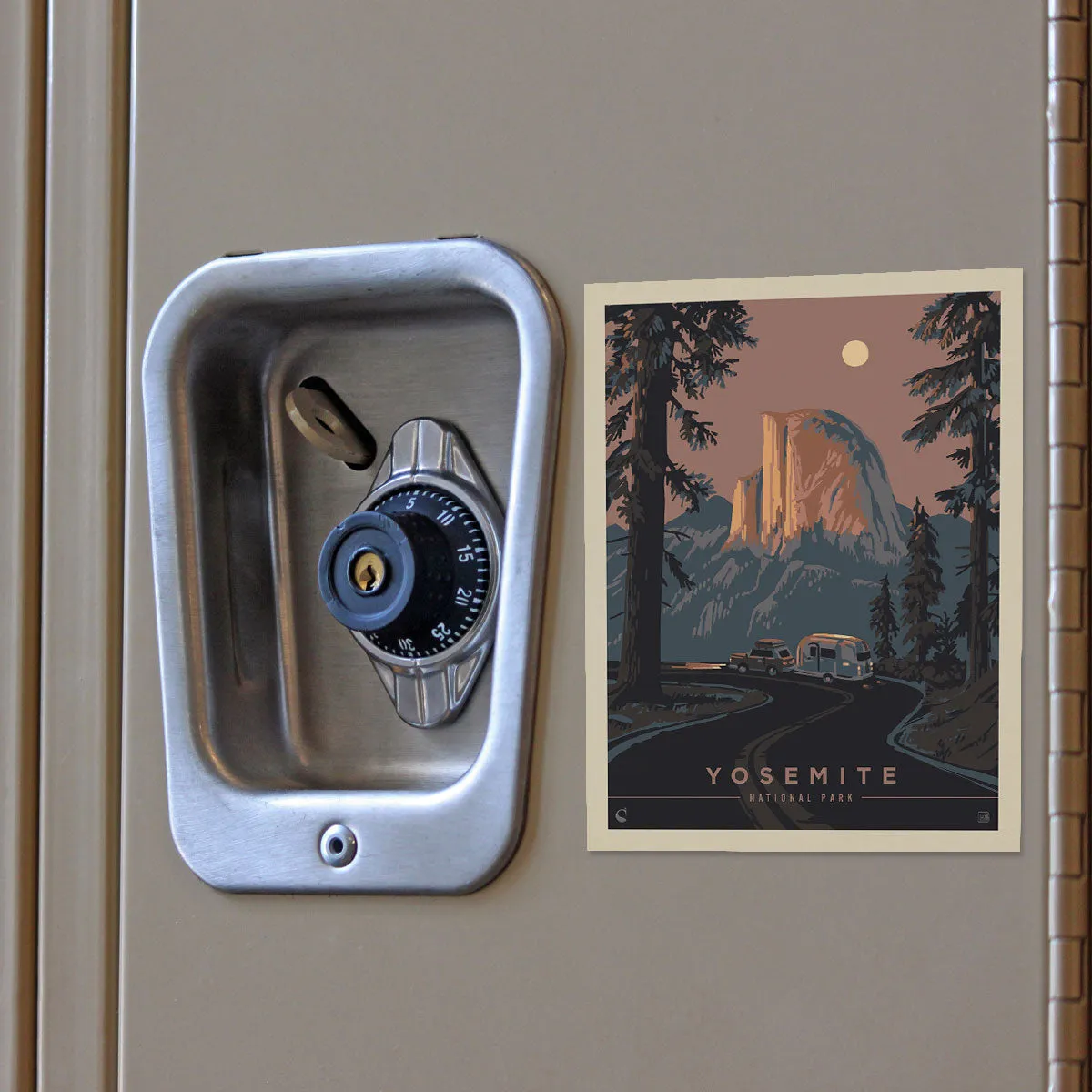 Yosemite National Park California Half Dome Vinyl Sticker